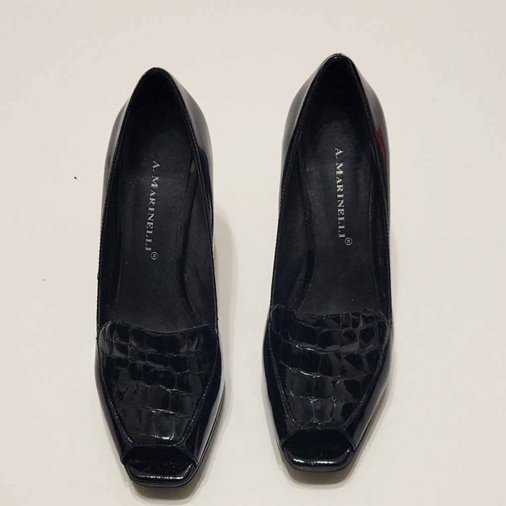 1 pair black A.Marinelli heels